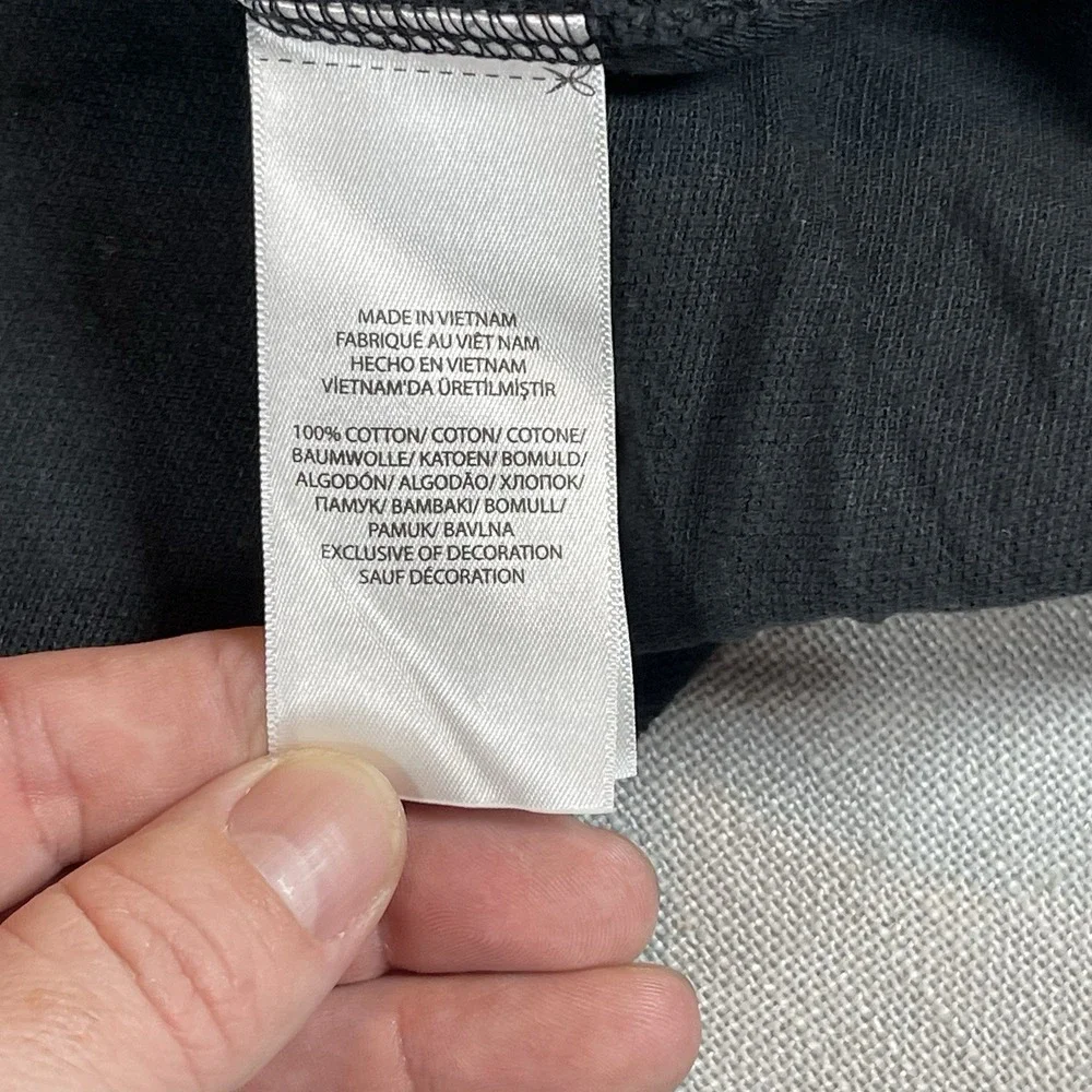 POLO Ralph Lauren Polo Shirt Men's 2XLT Black Big Pony #3 Sleeve‎ Classic Fit